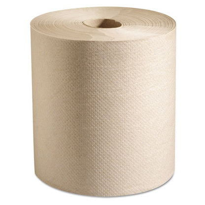 100% Recycled Hardwound Roll Paper Towels, 1-ply, 7.88" X 800 Ft, Natural, 6 Rolls/carton