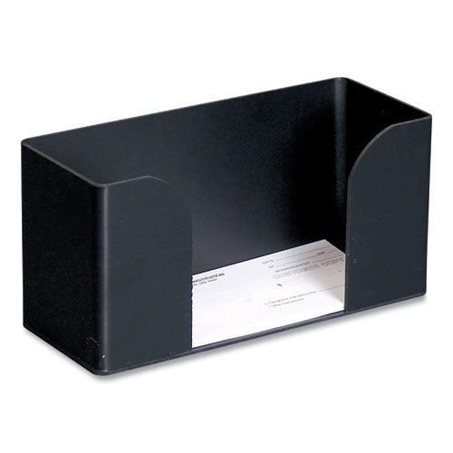 Forms Holder, For Deposit Slips, Tickets, Vouchers, Checks, Abs Plastic, Black