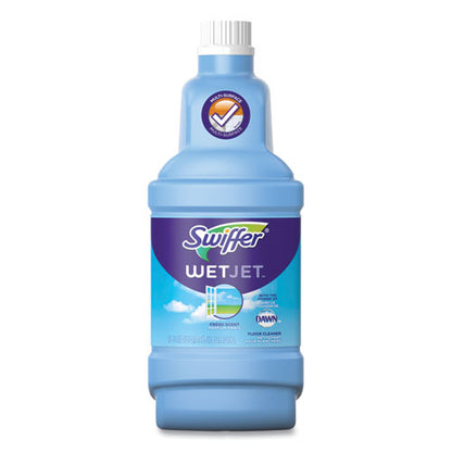 Wetjet System Cleaning-solution Refill, Fresh Scent, 1.25 L Bottle, 4/carton