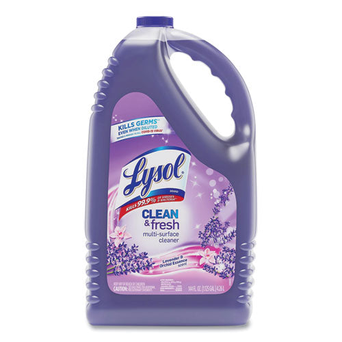 Clean And Fresh Multi-surface Cleaner, Lavender And Orchid Essence, 144 Oz Bottle, 4/carton