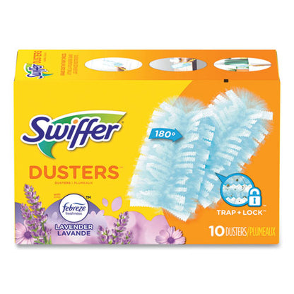 Refill Dusters, Dust Lock Fiber, Light Blue, Lavender Vanilla Scent, 10/box