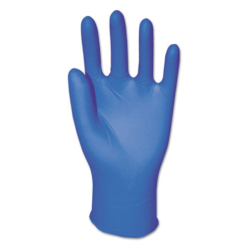 Disposable Powder-free Nitrile Gloves, Medium, Blue, 5 Mil, 100/box