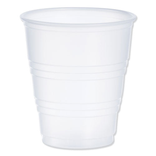 High-impact Polystyrene Cold Cups, 5 Oz, Translucent, 100 Cups/sleeve, 25 Sleeves/carton