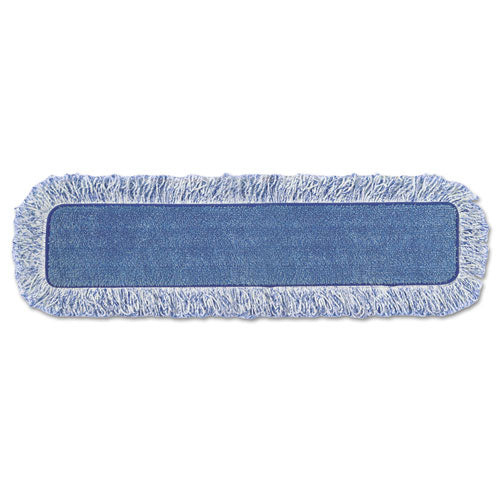 High Absorbency Mop Pad, Nylon/polyester Microfiber, 18" Long, Blue