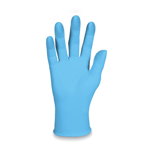 G10 Comfort Plus Blue Nitrile Gloves, Light Blue, Small, 100/box