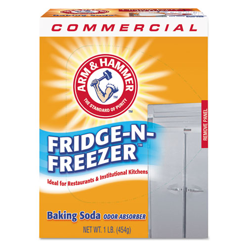 Fridge-n-freezer Pack Baking Soda, Unscented, Powder, 16 Oz, 12/carton