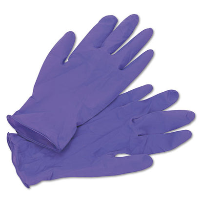 Purple Nitrile Exam Gloves, 242 Mm Length, Medium, Purple, 1,000/carton