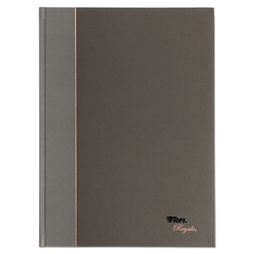 Royale Casebound Business Notebooks, 1-subject, Medium/college Rule, Black/gray Cover, (96) 11.75 X 8.25 Sheets