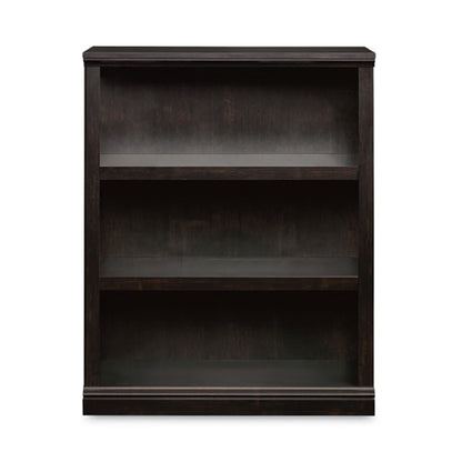 Select Collection Bookcase, Three-shelf, 35.37w X 13.22d X 69.76h, Estate Black