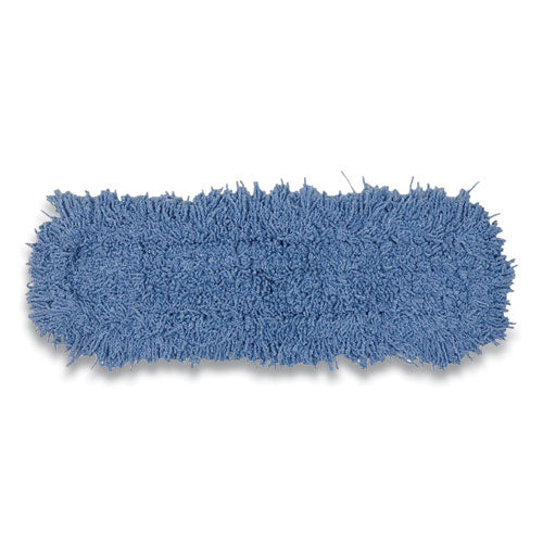 Twisted Loop Blend Dust Mop, Pic/pet Polyester, 24" X 5", Blue