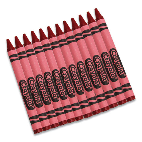 Bulk Crayons, Red, 12/box