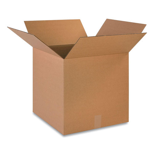 Fixed-depth Shipping Boxes, Regular Slotted Container (rsc), 18" X 18" X 18", Brown Kraft, 20/bundle