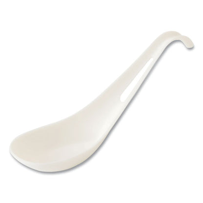 Tpla Compostable Cutlery, Asian Soup Spoon, White, 500/carton