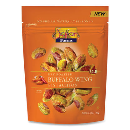 Buffalo Pistachios, Buffalo Wing, 2.5 Oz Bag, 8/carton