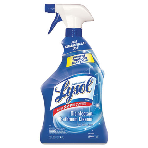 Disinfectant Bathroom Cleaner, 32 Oz Spray Bottle, 12/carton