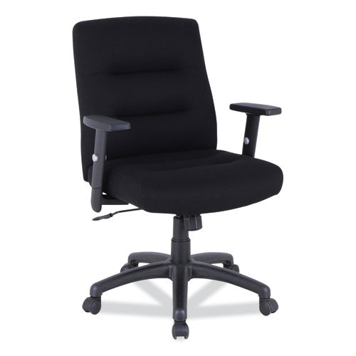 Alera Kesson Series Petite Office Chair, Supports Up To 300 Lb, 17.71" To 21.65" Seat Height, Black