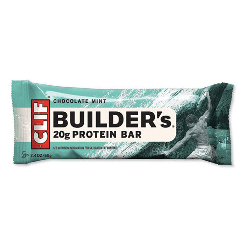 Builders Protein Bar, Chocolate Mint, 2.4 Oz Bar, 12 Bars/box