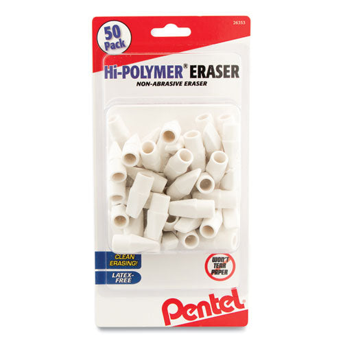 Pencil,eraser,white,50/pk