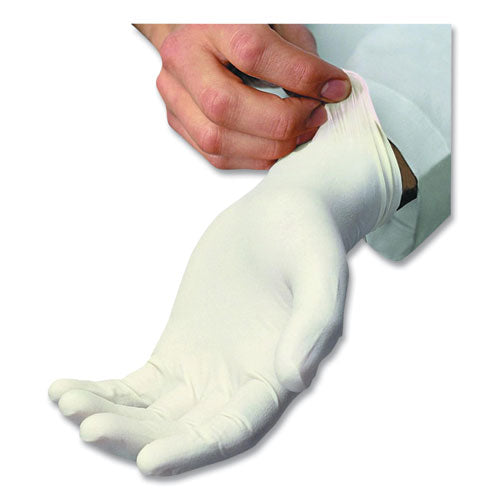 L5101 Series Powdered Latex Gloves, 4 Mil, Medium, Cream, 100/box