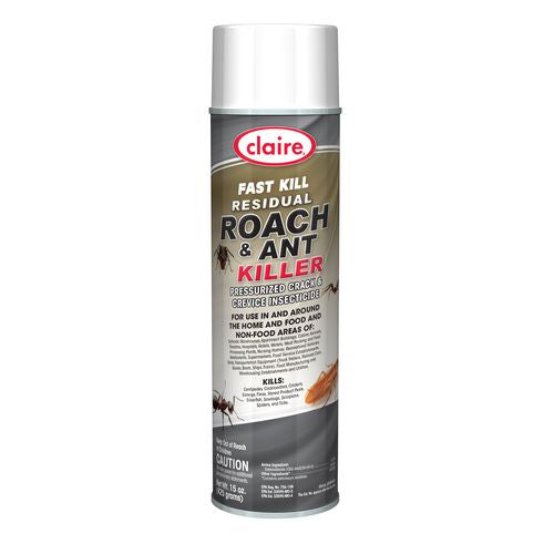 Fast Kill Residual Roach And Ant Killer, 15 Oz Aerosol Spray, 12/carton