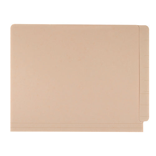 Economy End Tab File Folder, Straight Tabs, Letter Size, 0.75" Expansion, Manila, 100/box