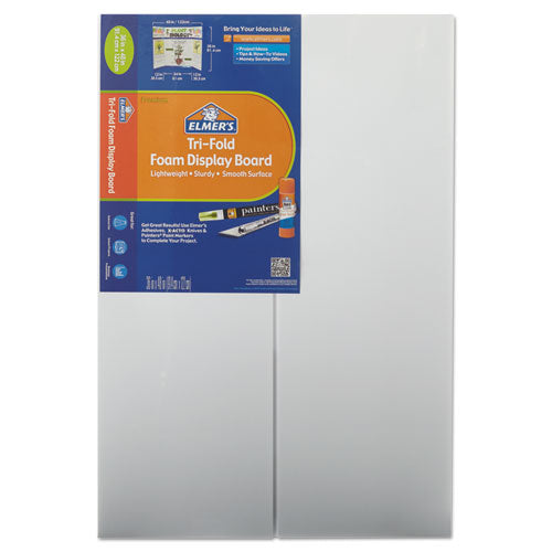 Premium Foam Display Board, Cfc-free Polystyrene, 24 X 36, White Surface And Core, 12/carton