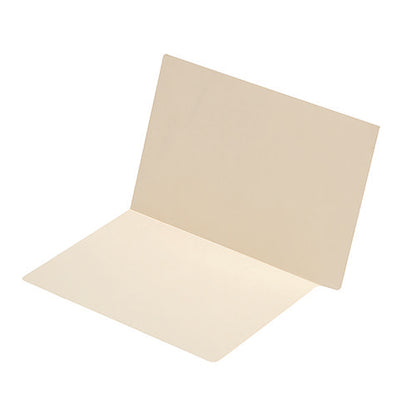 Compact End Tab File Folder, Straight Tabs, 0.75" Expansion, Manila, 100/box