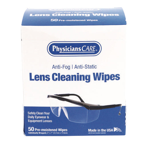 Lens Cleaning Wipe, 50/box