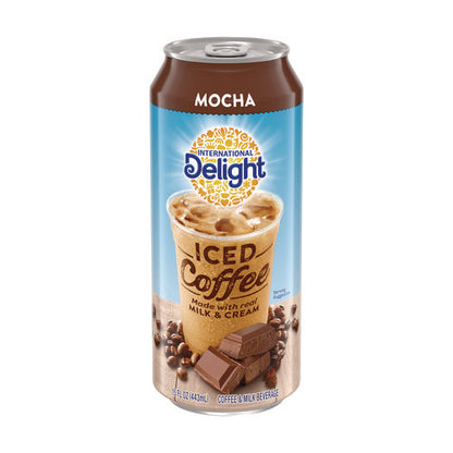 Iced Coffee, Mocha, 15 Oz Can, 12/carton