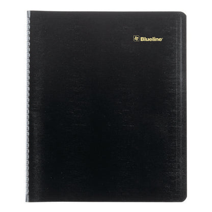 Plan And Link Monthly Planner, 11" X 9.06", Black Cover, 16-months: Sept 2024 To Dec 2025