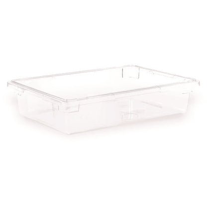 Storplus Polycarbonate Food Storage Container, 8.5 Gal, 18" X 26" X 6", Clear Plastic