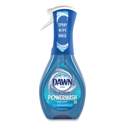 Platinum Powerwash Dish Spray, Fresh Scent, 16 Oz Spray Bottle