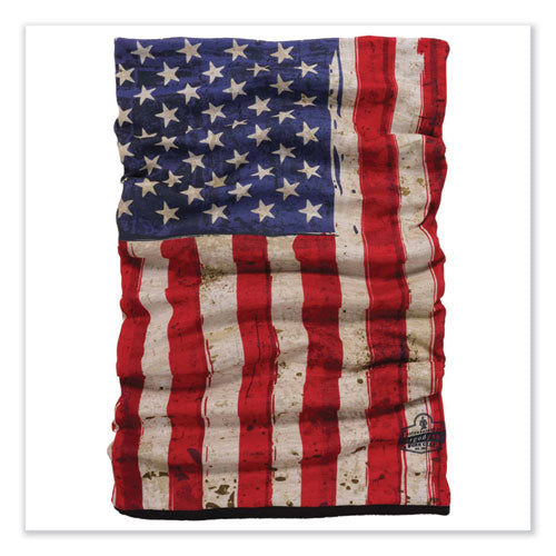 N-ferno 6491 Reversible Thermal Fleece + Poly Multi-band, One Size Fits Most, American Flag