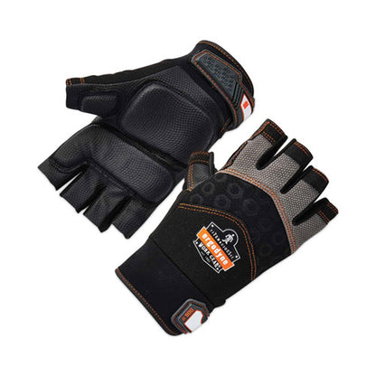 Proflex 900 Half-finger Impact Gloves, Black, X-large, Pair