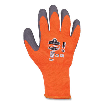 Proflex 7401-case Coated Lightweight Winter Gloves, Orange, X-large, 144 Pairs/carton