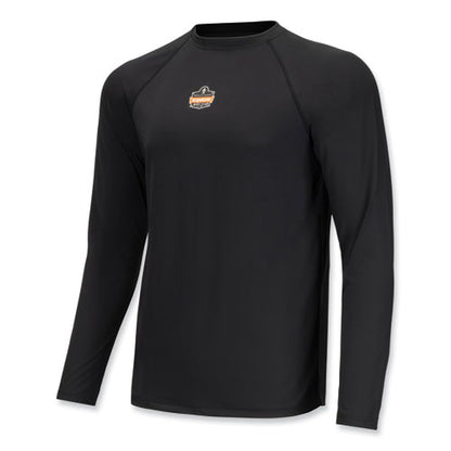 N-ferno 6436 Long Sleeve Lightweight Base Layer Shirt, Large, Black