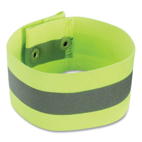 Glowear 8001 Hi-vis Arm And Leg Band With Sanp Closure, Small/medium, Lime