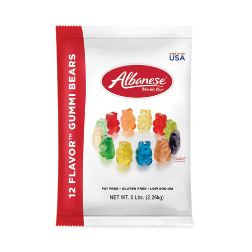 Gummi Bears, 5 Lb Pouch, Assorted