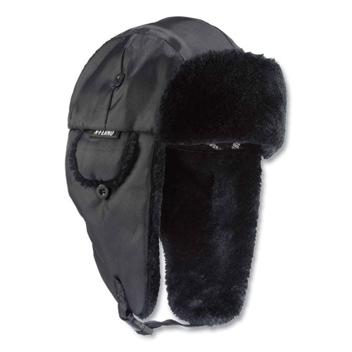 N-ferno 6802 Classic Trapper Hat, Small/medium, Black