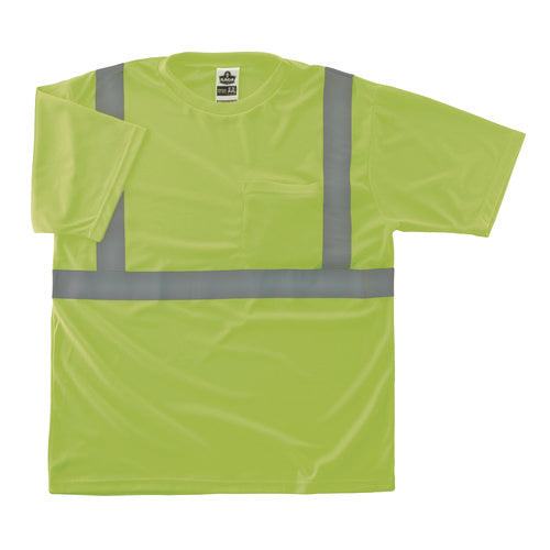 Glowear 8289-eco Class 2 Recycled Hi-vis T-shirt, Medium, Lime