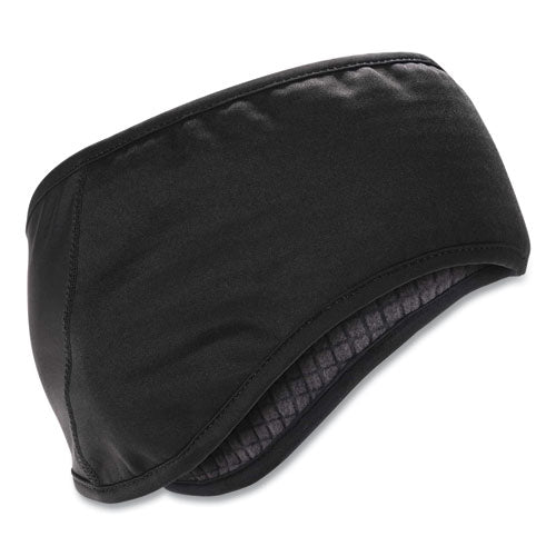 N-ferno 6887 2-layer Winter Headband, Spandex/fleece, One Size Fits Most, Black