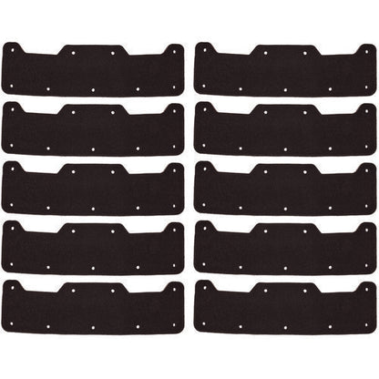 Skullerz 8953 Hard Shell Bump Cap Sweatband Replacement, Black, 10/pack