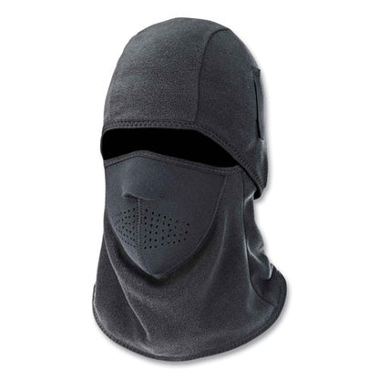 N-ferno 6827 2-piece Fleece Neoprene Balaclava Face Mask, One Size Fits Most, Black