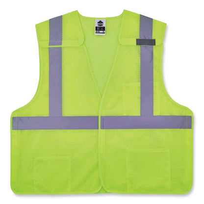 Glowear 8217ba Class 2 Breakaway Mesh Vest, Polyester, Large/x-large, Lime