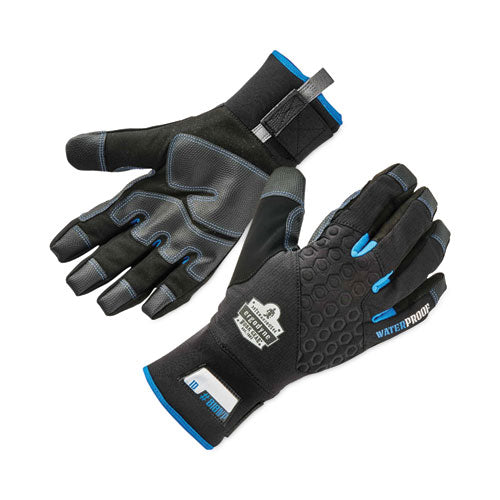 Proflex 818wp Thermal Wp Gloves With Tena-grip, Black, 2x-large, Pair