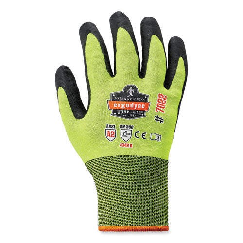 Proflex 7022 Ansi A2 Coated Cr Gloves Dsx, Lime, X-large, Pair