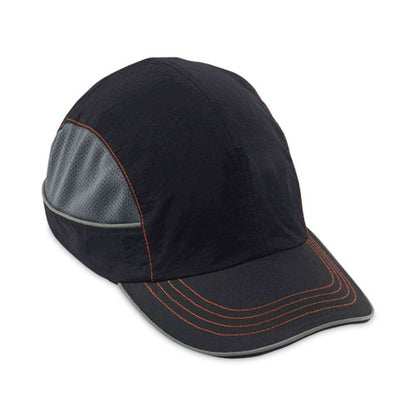 Skullerz 8950xl Xl Bump Cap Hat, Long Brim, Black