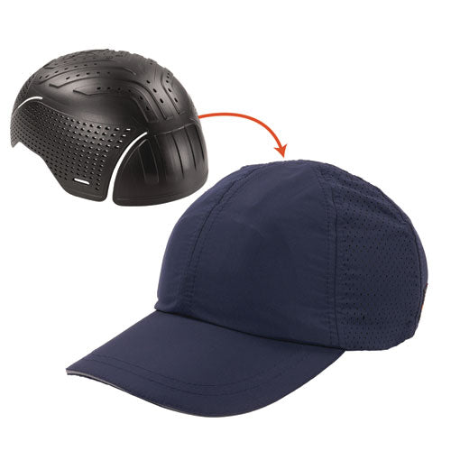 Skullerz 8947 Lightweight Baseball Hat And Bump Cap Insert, X-small/small, Navy