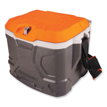 Chill-its 5170 17-quart Industrial Hard Sided Cooler, Orange/gray, 30/pallet