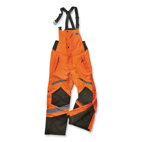 Glowear 8928 Class E Hi-vis Insulated Bibs, X-large, Orange